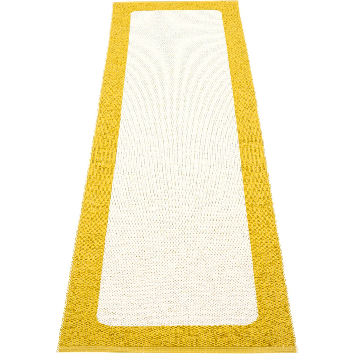 Viggo Small One Doormat 50x70 cm, Black/Vanilla - Pappelina